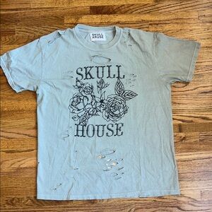 Skullhouse distressed t shirt